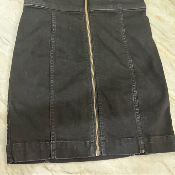 Free People Black Jean Overalls Dress - Picture 4 of 8